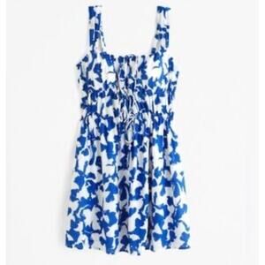 Abercrombie & Fitch Blue and White Floral Dress